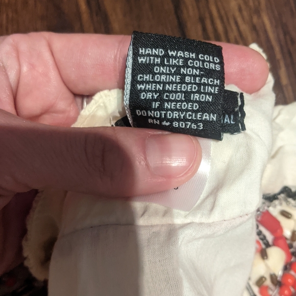 Boho Summer Beaded Blouse - Picture 5 of 7